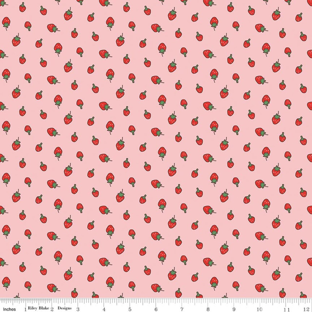 Strawberries in Pink (c17302-pink) | Serendipity 2 | Minki Kim | Riley Blake